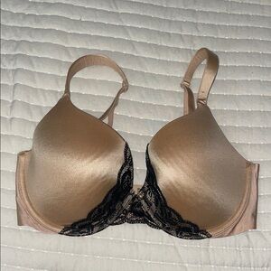 Soma Elegant Lace Trimmed Black and Tan - 32DD